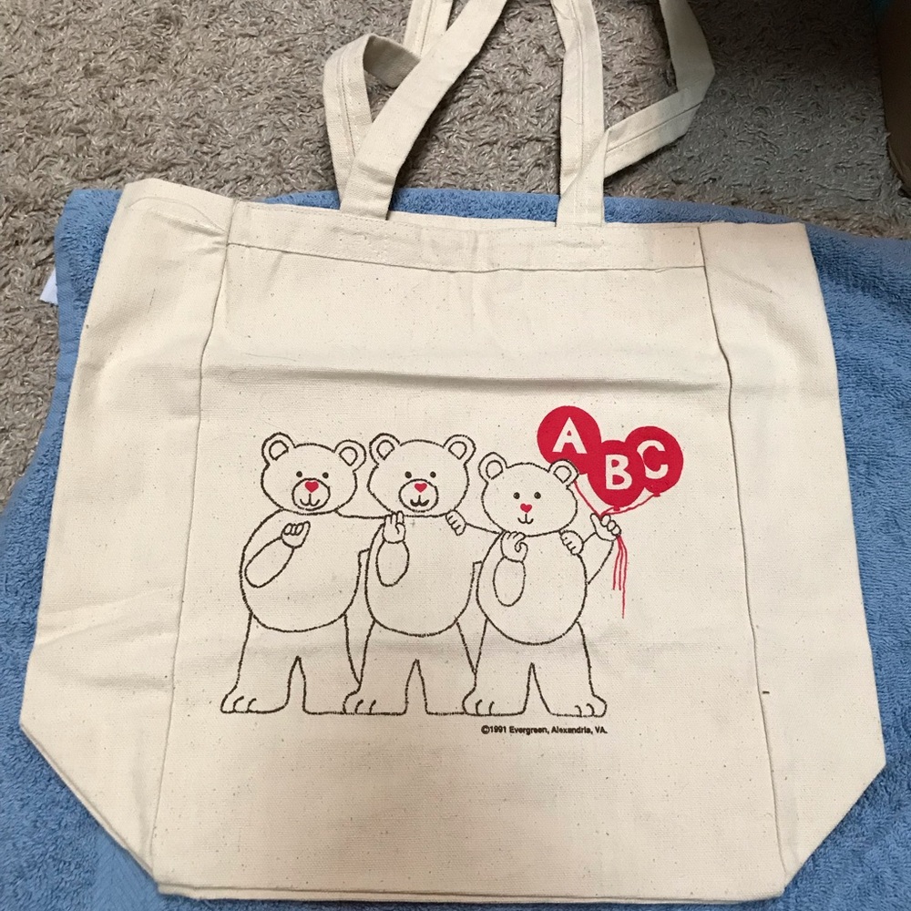 Bears and Balloons Tote Bag